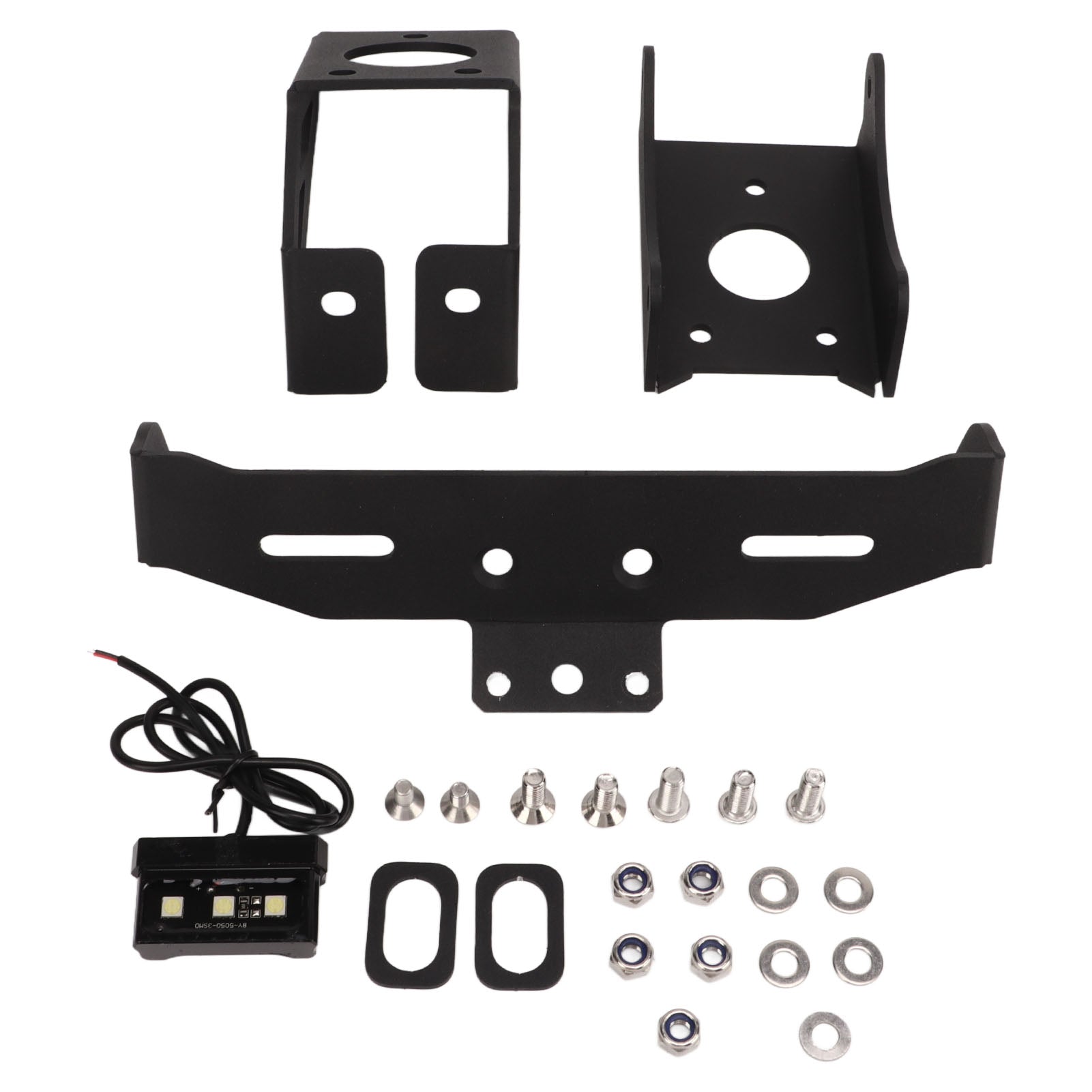 Motorcycle License Plate Holder Bracket with LED Light Replacement for CBR1000RR‑R/SP 2020‑2022