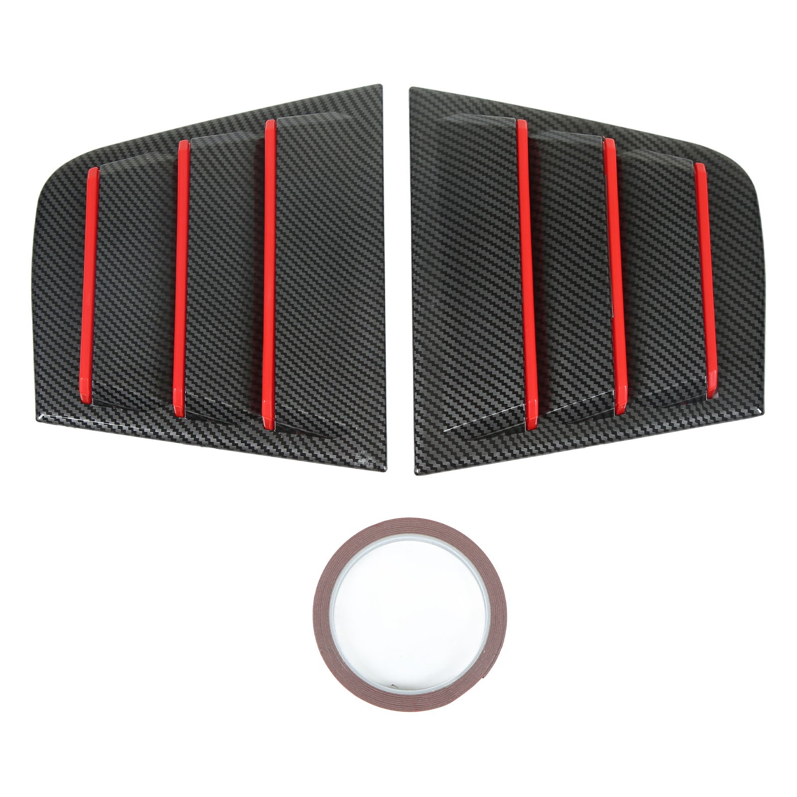 1 Pair Car Side Window Louver ABS Air Vent Scoop Shades Cover Blind Replacement for Dodge Charger 2015‑2022