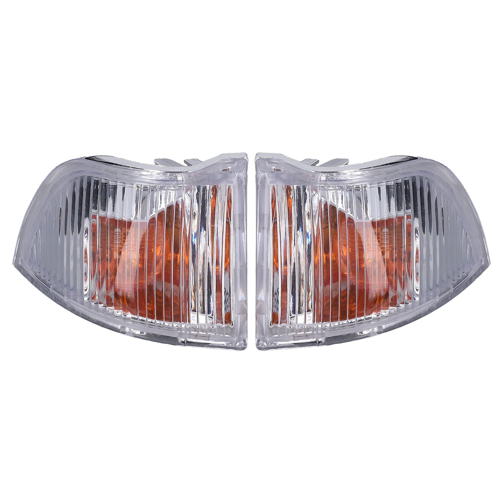 1 Pair Wing Mirror Indicator Light Cover Side Mirror Indicator Lamp Lens Replacement for Iveco Daily 2006‑2012