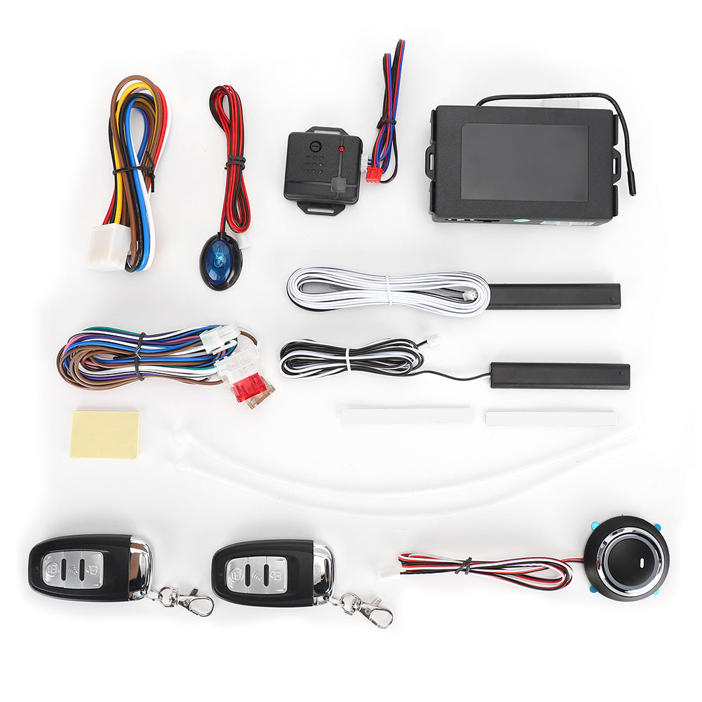 Car Keyless Entry Security Alarm System Smart Remote Control One Button Engine Start