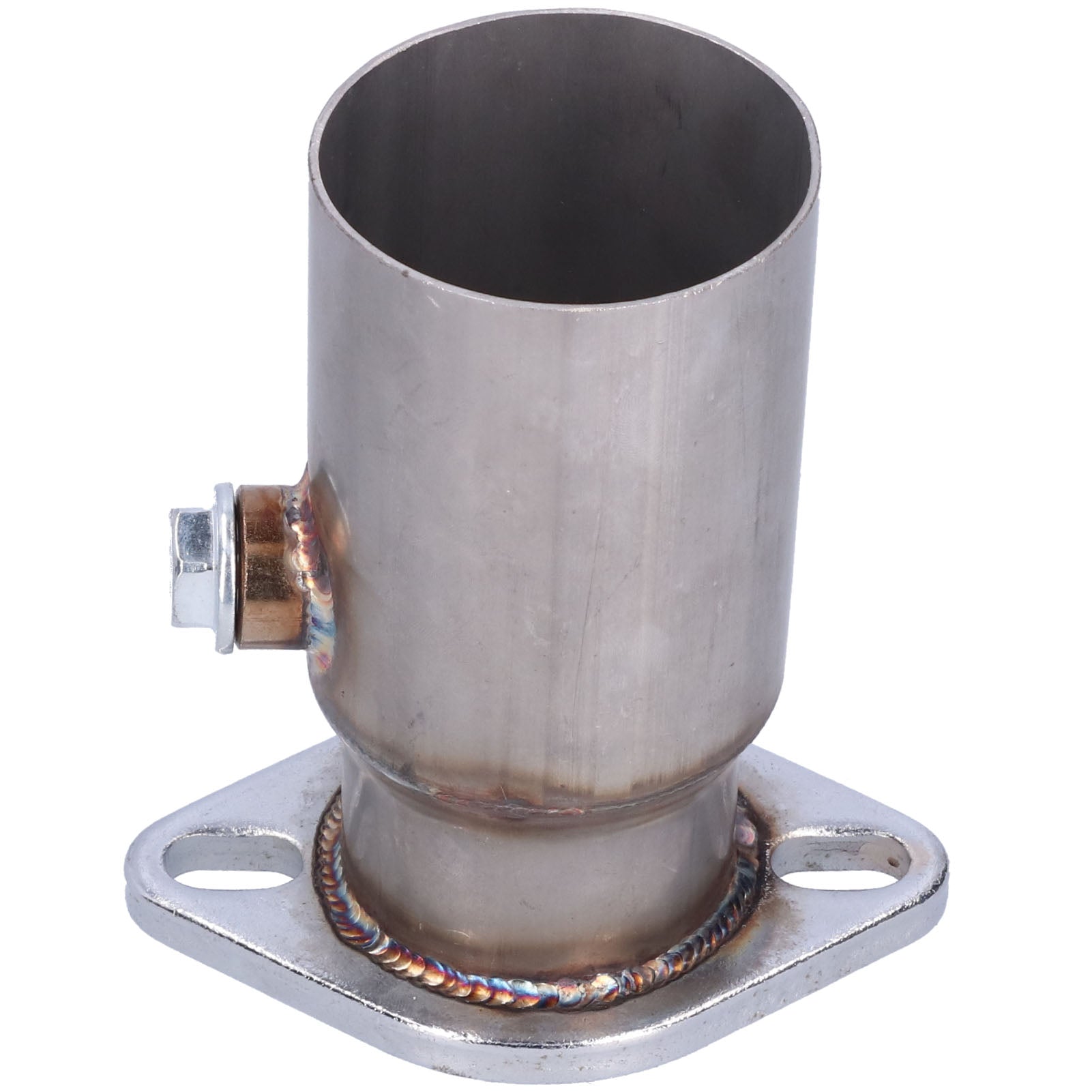2 Bolts Exhaust Flange Reducer 3in Pipe to 2.5in Stainless Steel for Car Modification