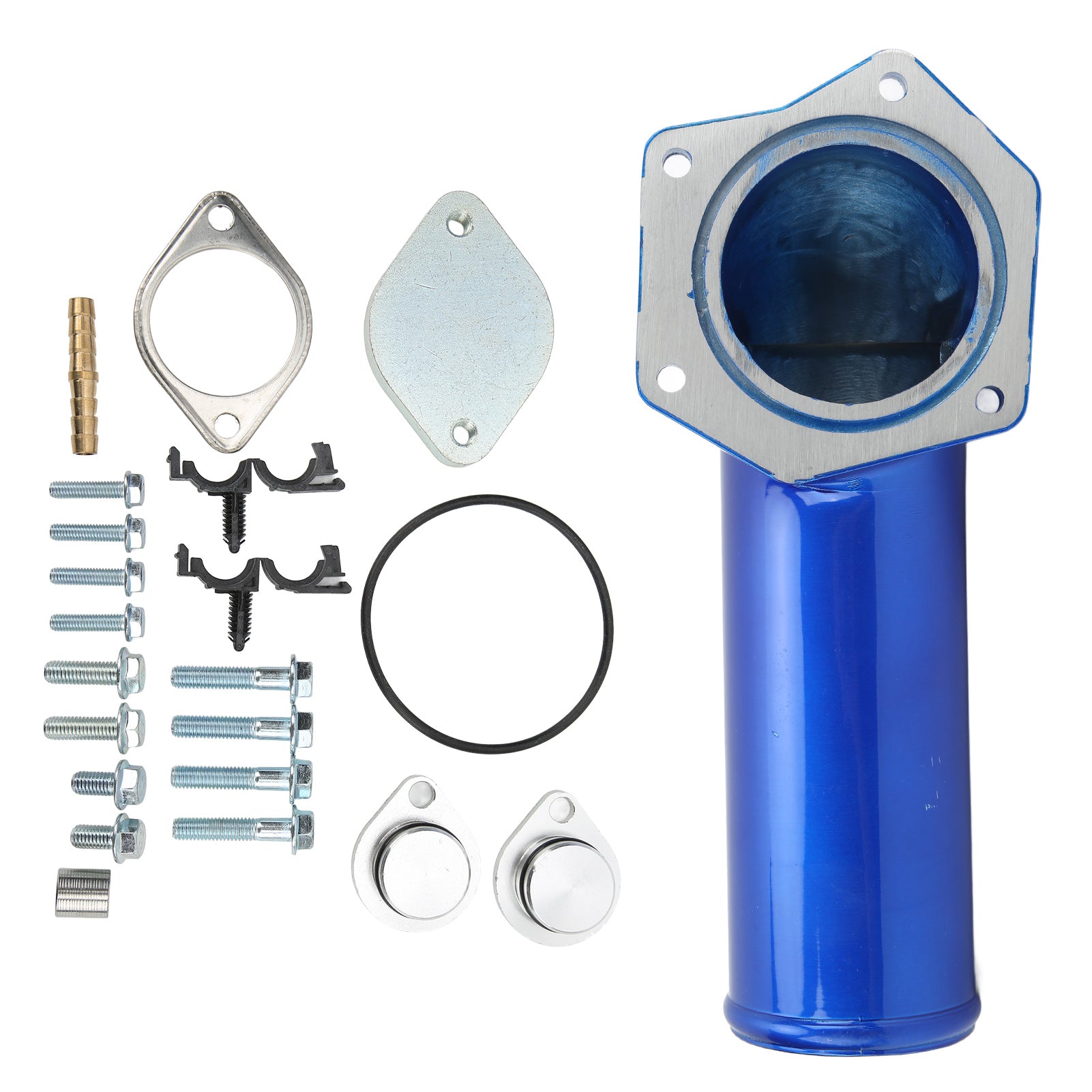 Inlet Intake Elbow Pipe Tube Kit Alloy Replacement for F‑250 Super Duty 6.4L 391ci V8 Powerstroke Diesel Turbo