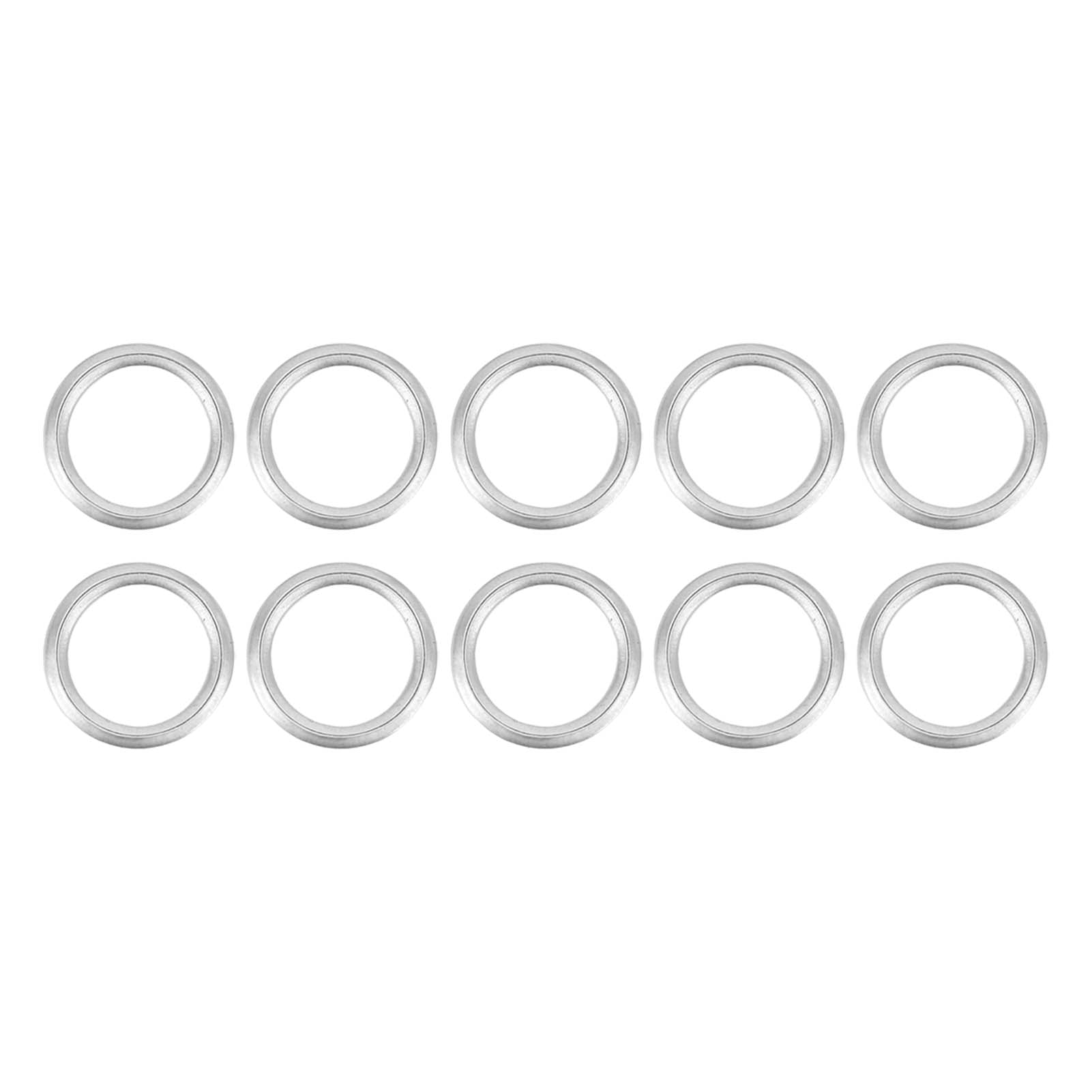 10 Pcs Oil Drain Plug Gaskets N0138157 Strainer Washers Replacement for A4 ALLROAD 2012‑2016