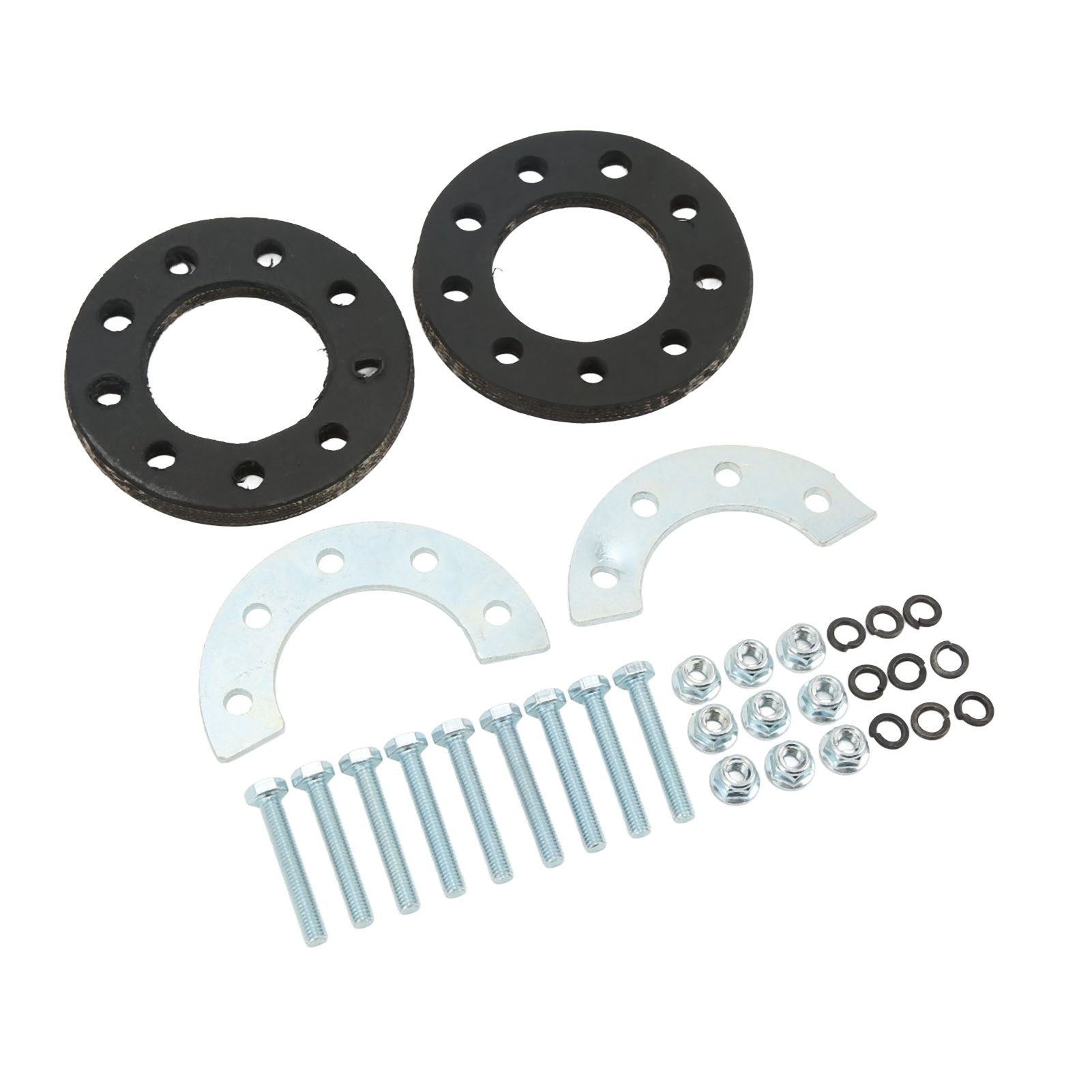 9 Holes Sprocket Mount Kit Aluminium Alloy Backing Plate Reinforced Washer Kit for 49‑80CC Electric Bicycle Motorcycle