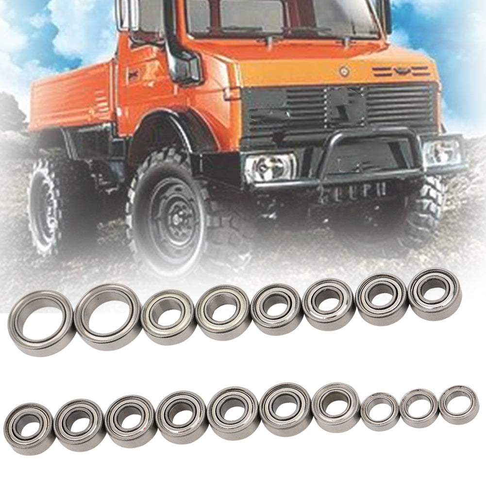 Metal Sealed Bearing Kit Accessory for Tamiya CC01 1/10 RC Car Silver Graysilver gray