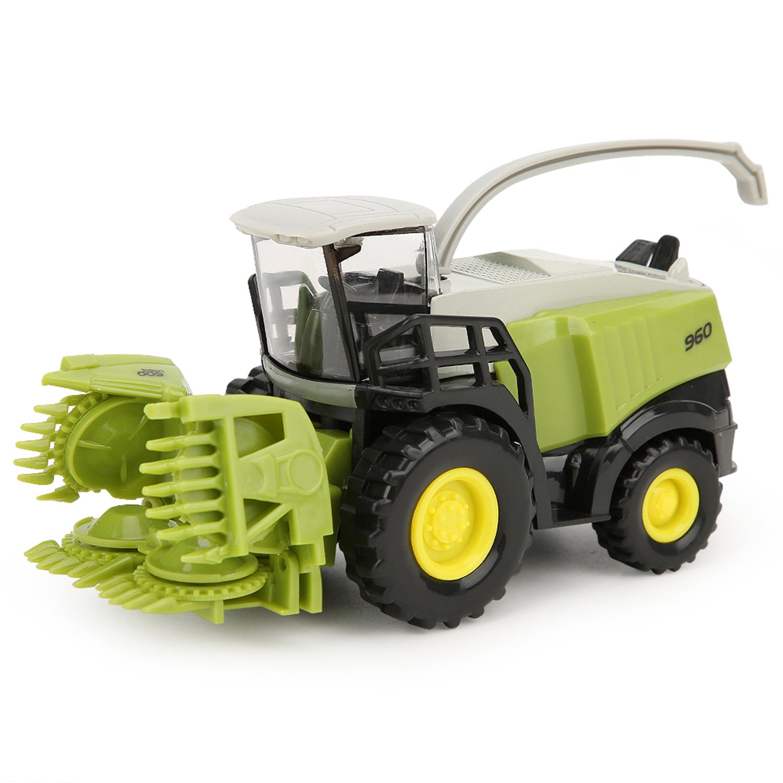 1/42 Miniature Harvester Toy Alloy And Plastic Vehicle Model Kid Educational Farm Car Toys