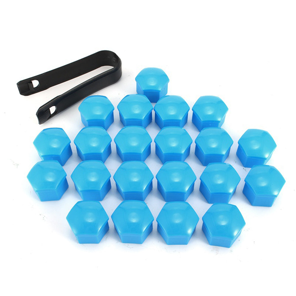 20 Pcs Wheel Nut Cover 17mm Car Wheel Bolt Nut Protection Cap with Removal Tool