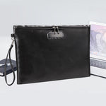 Fireproof Document Bag with Lock Money Safety Organizer Zipper Closure Storage Pouch Pocket with 10 Cards Slot for for A4 Documents File Cash Passport Certificates Home Office Travel