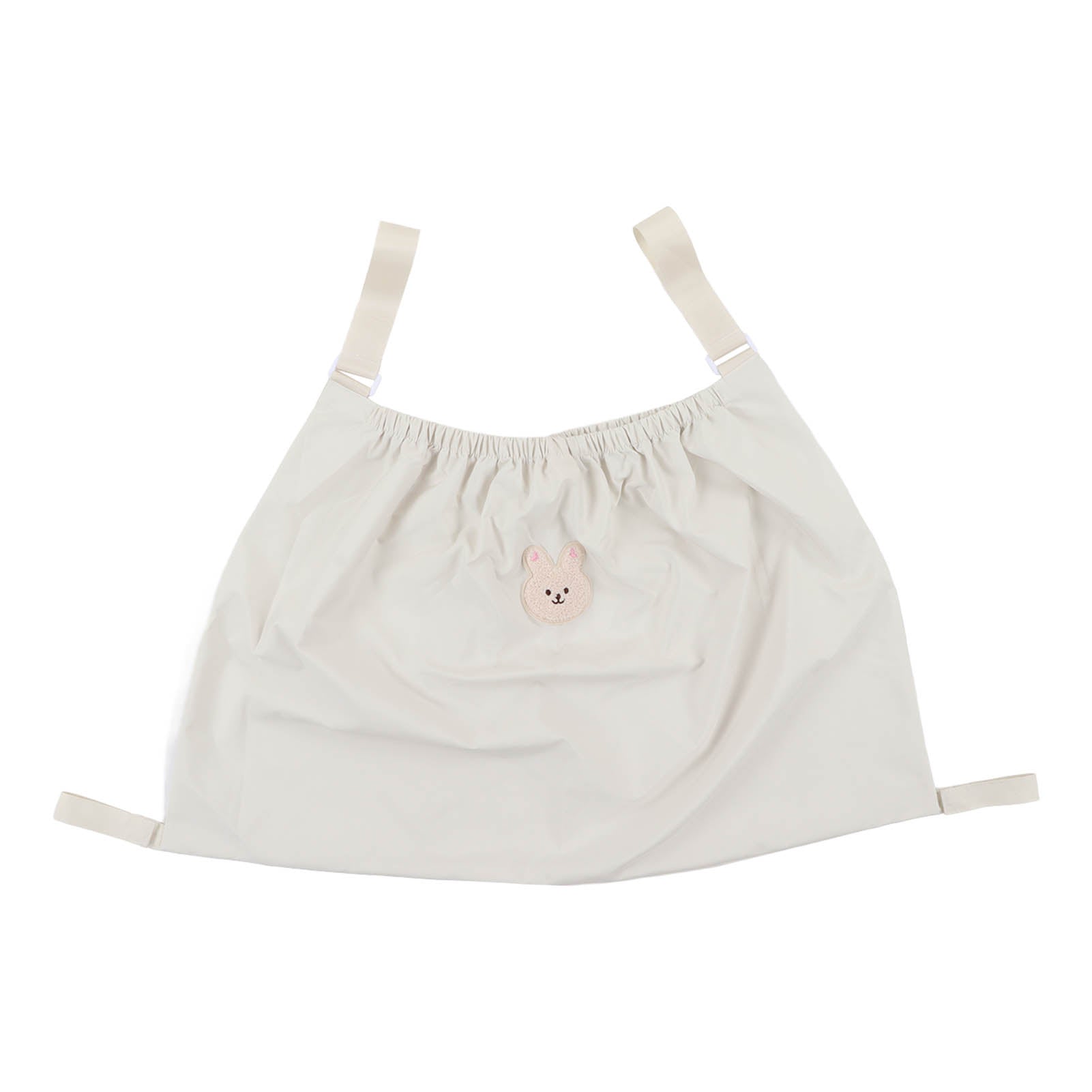 Stroller Bag Organizer Reusable Large Capacity Elastic Nylon Baby Stroller Organizer for Baby Showers Little Bunny