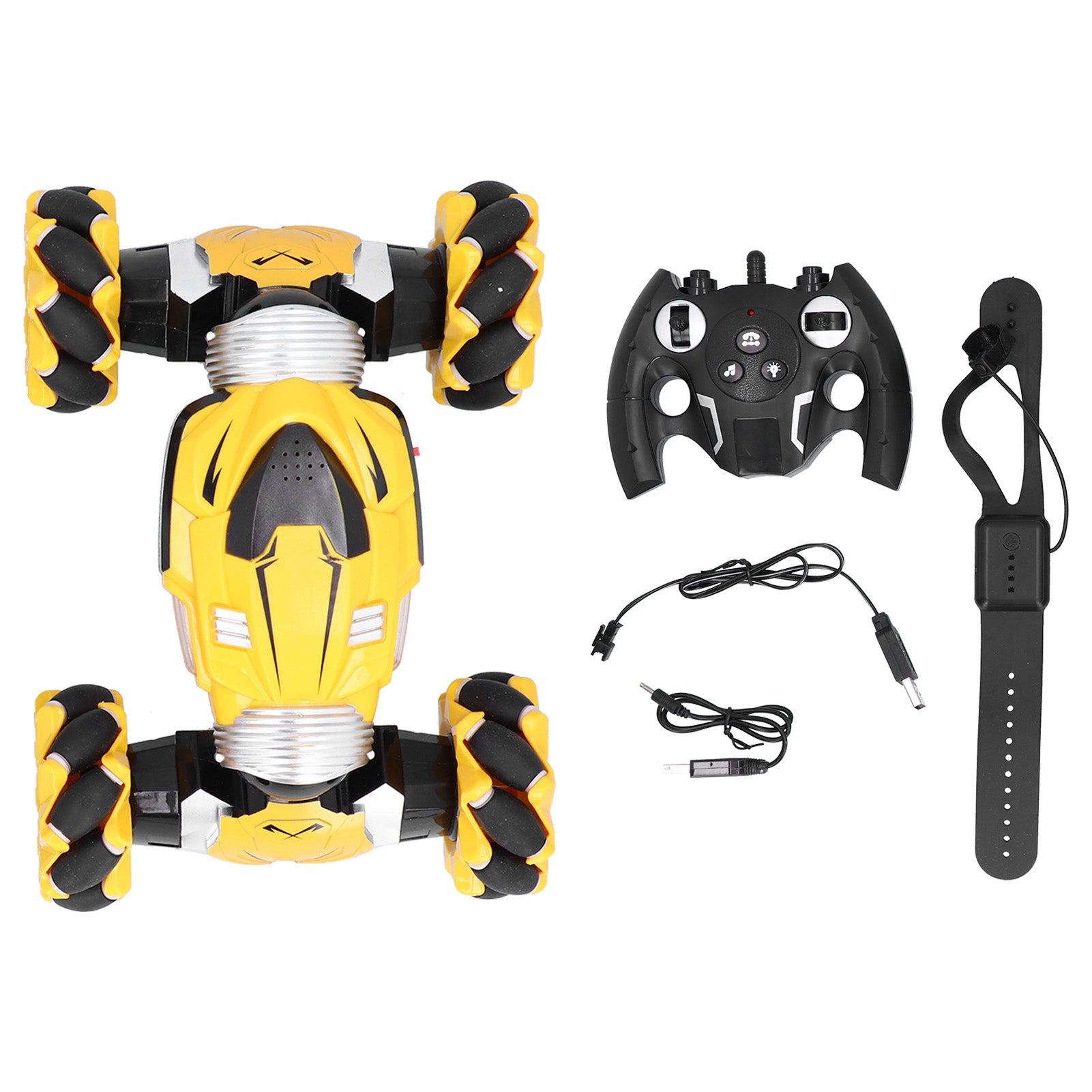 2.4GHz Remote Control Car 360 Degrees Rotating Rechargeable Remote Control Vehicle Toy