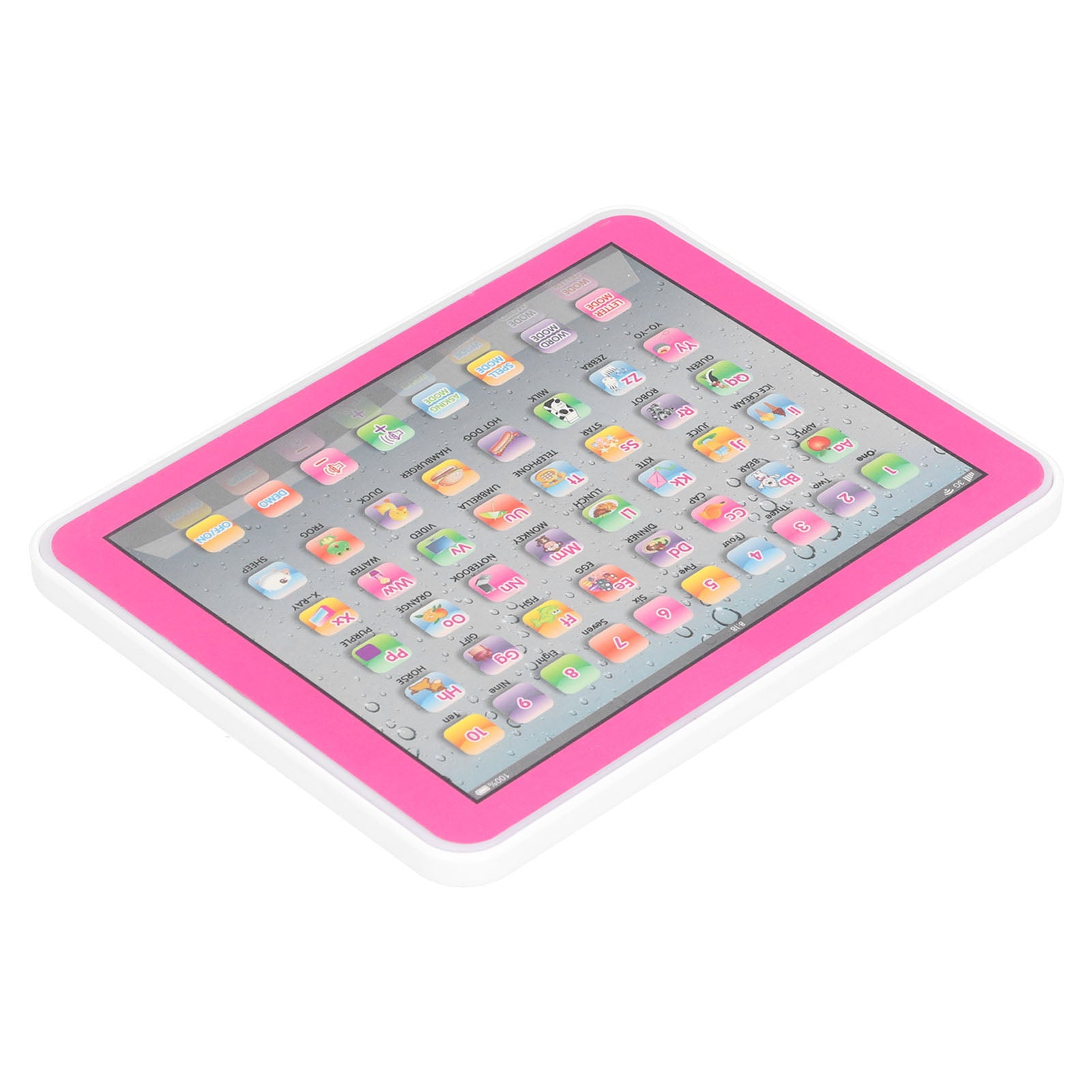 Children Baby Tablet Educational Toys Electronic Machine Early Learning English Study TabletPink