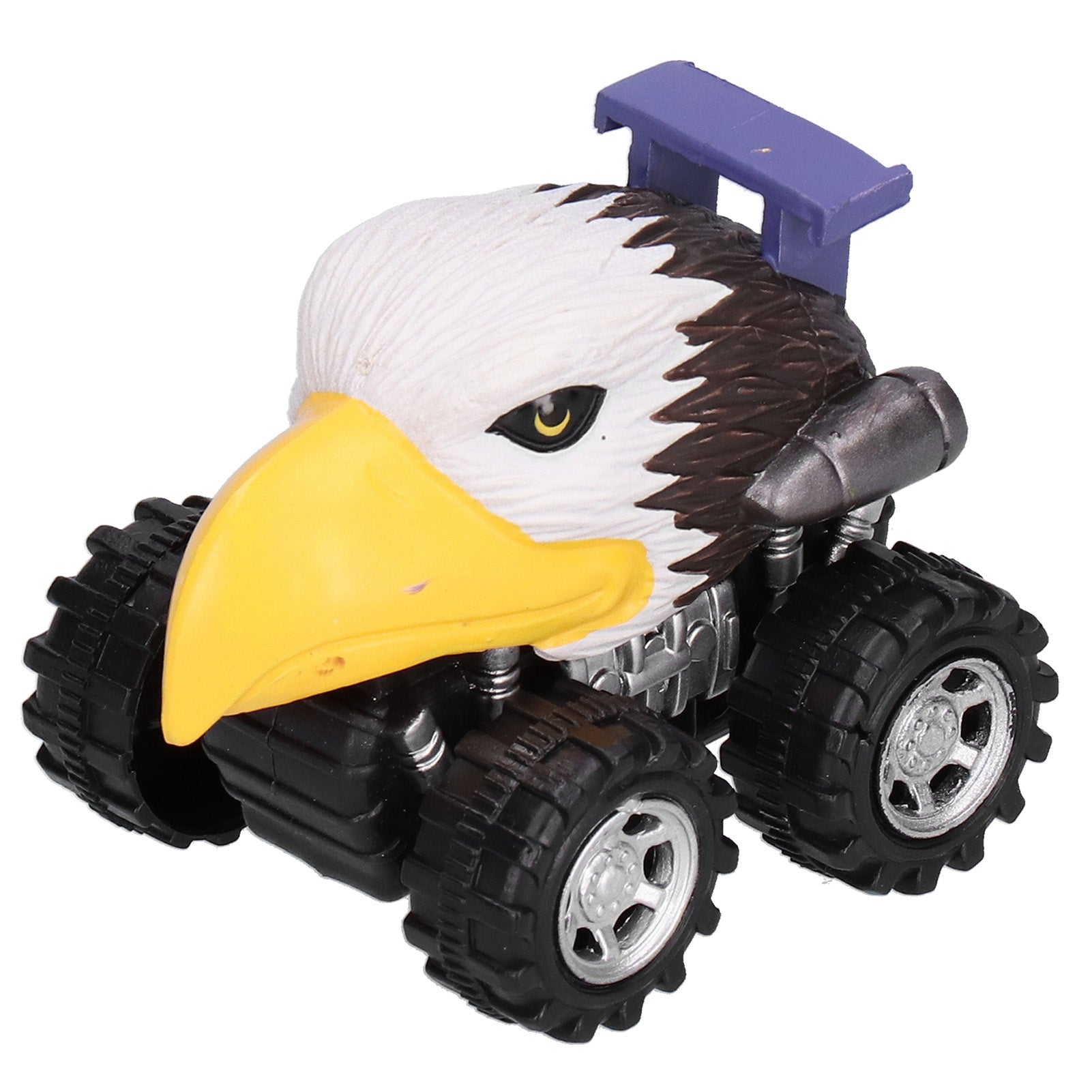 Simulation Animal Model Pull Back Car Toy Four Wheel Drive Vehicles Toy for Kids Toddlers Eagle