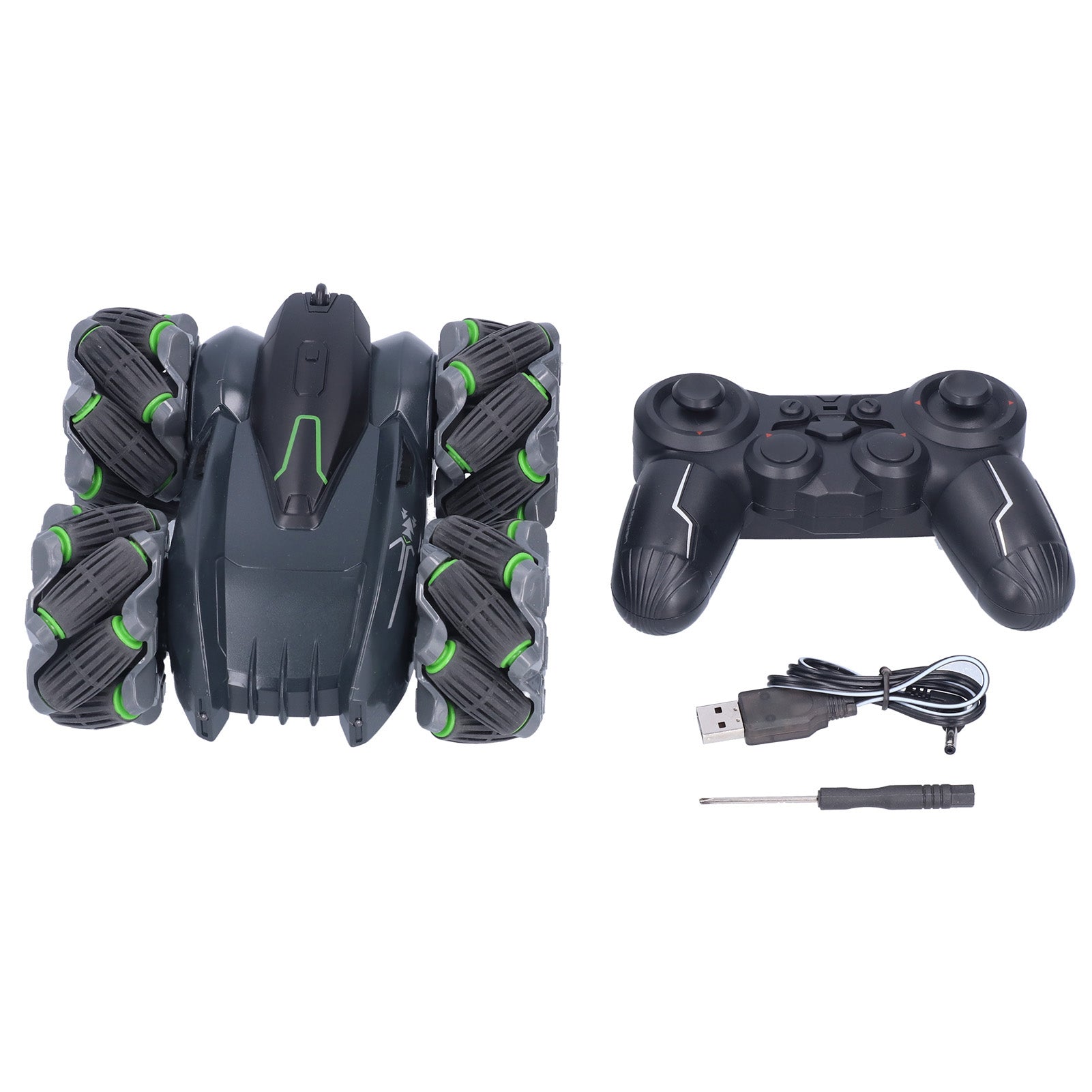 Remote Control Car High Speed 360° Easy Drift 1:16 Cool Headlights Stable Operation Shockproof RC Car for ChildrenBlack