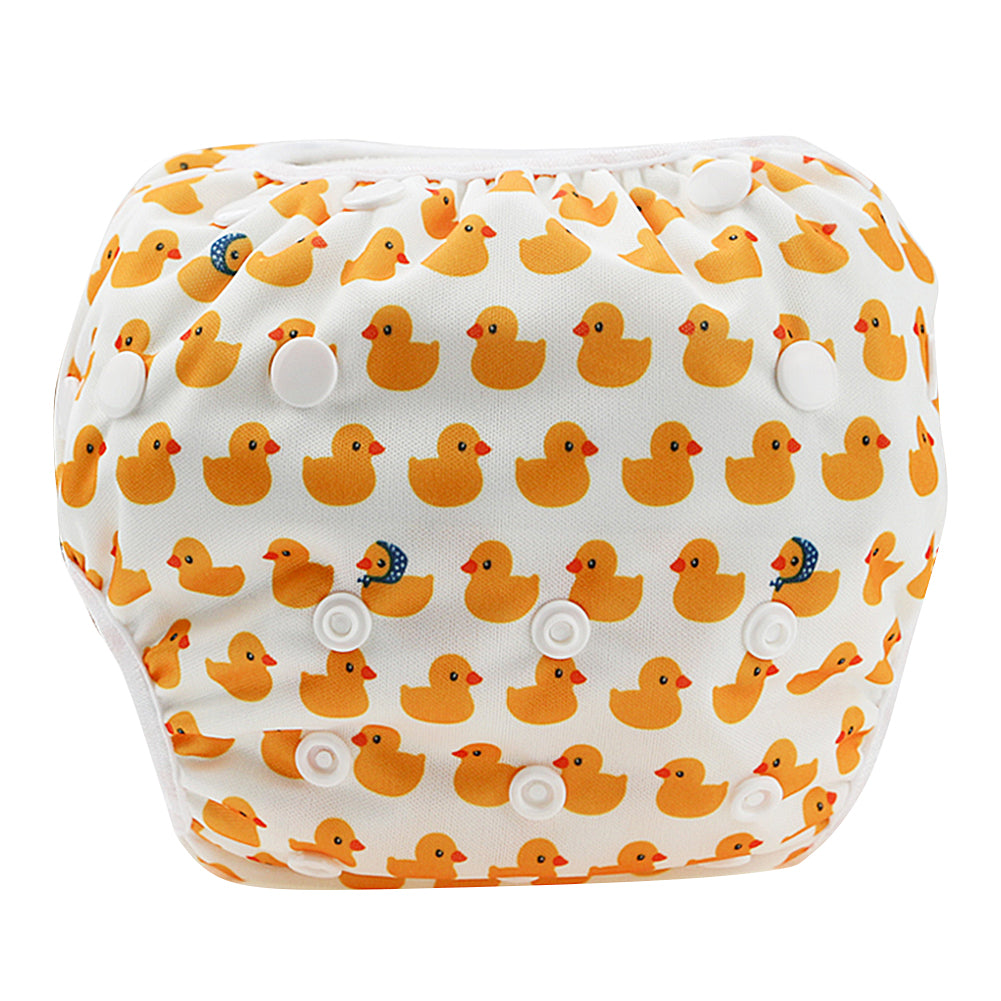 Free Size Baby Adjustable Reusable Waterproof Breathable Summer Pool Training PantsDuck