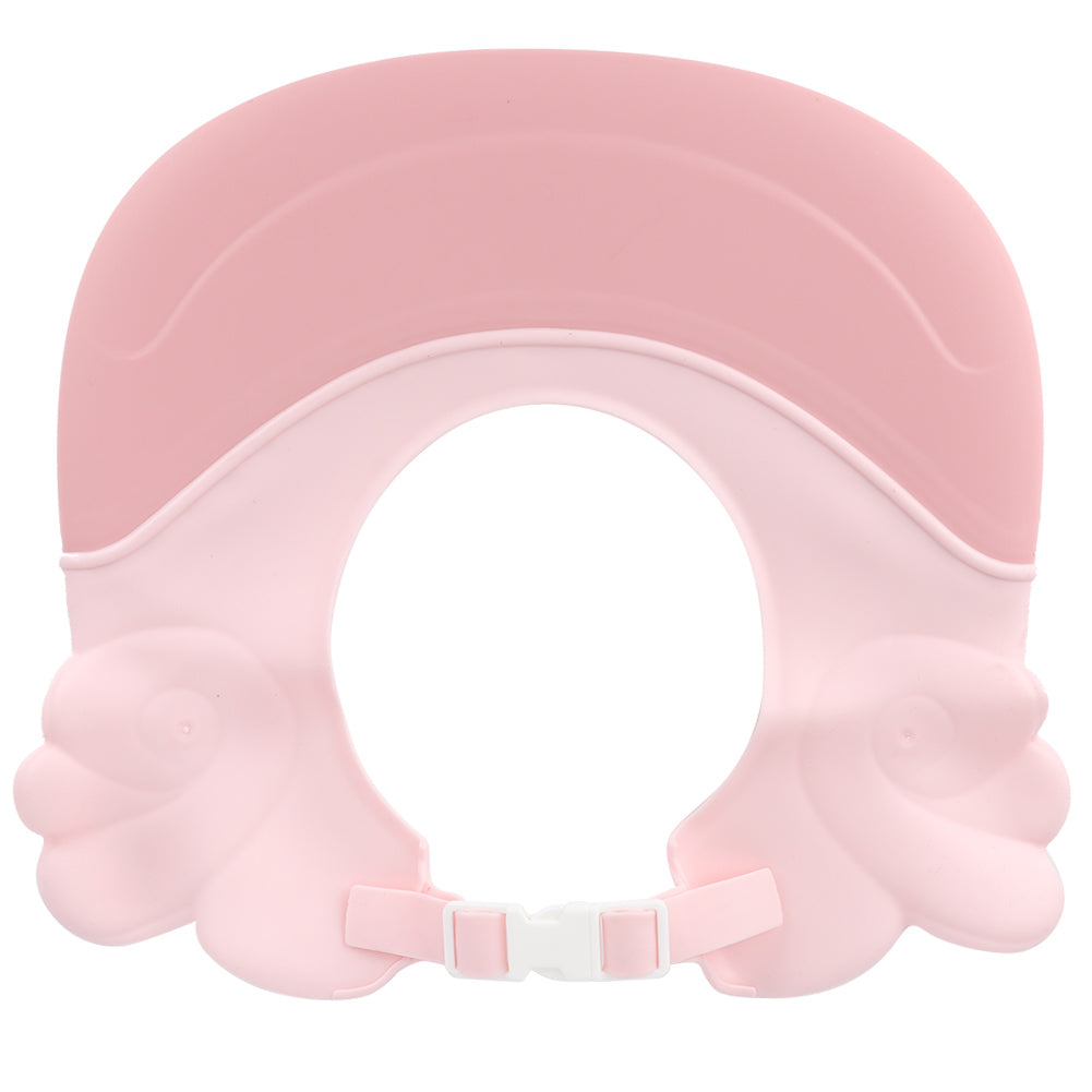 Adjustable Baby Shower Cap Cartoon Hair Wash Shampoo Hat Cap Eye Ear Protection