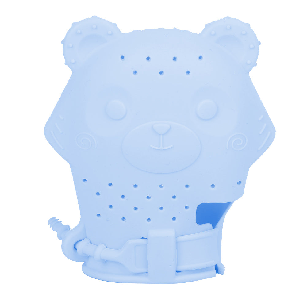 Baby Teether Gloves Toddler Teething Pain Relief Children Baby Bite Chew Toy GiftBlue