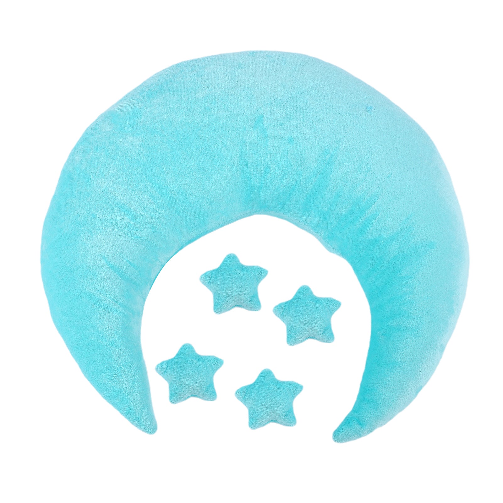 Moon Pillow Velvet Newborn Photography Prop Posing Star Studio Photo Shooting PropsMint Green