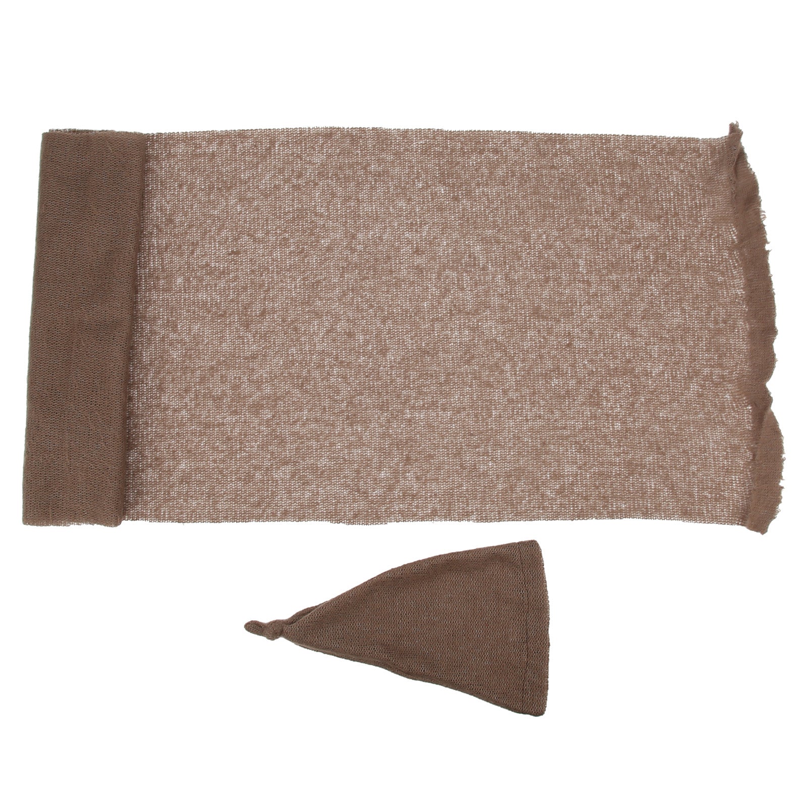 2Pcs Baby Photography Props Mohair Hat Blanket Set Costume Clothes for Newborn Infant(Dark Brown Hat Blanket)