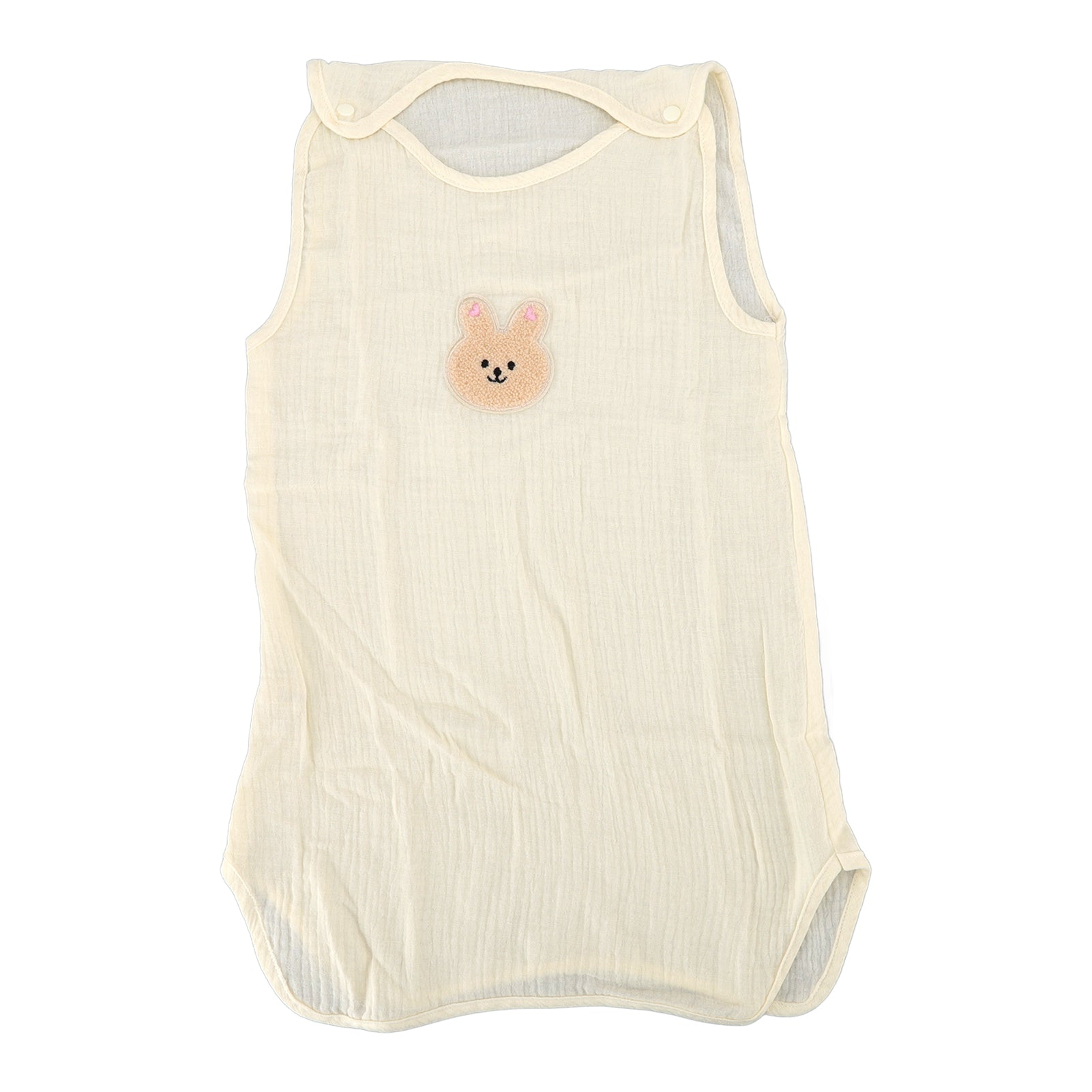 Baby Sleeping Sleeveless Vest 4 Seasons Kick Proof Cotton Yarn Cute Print Infant Sleeping Bag for Newborn S