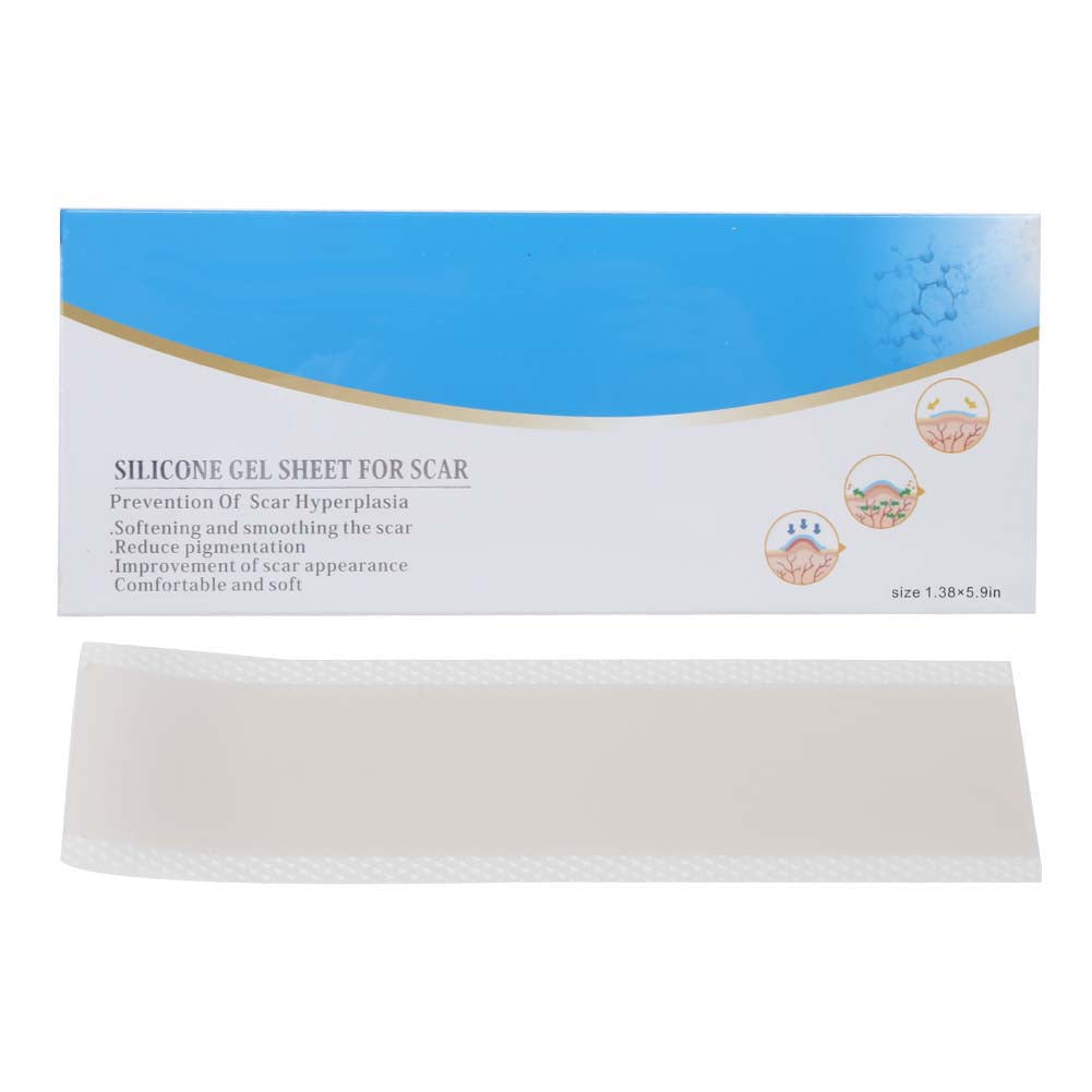 0.4mm Ultra Thin Scar Patch Silicone Gel Wound Marks Removal Therapy Treatment Patch Sticker(Complexion )