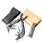 Multitool Pliers Pocket Size Knife Screwdriver File Bottle Opener Saw for Outdoor Camping