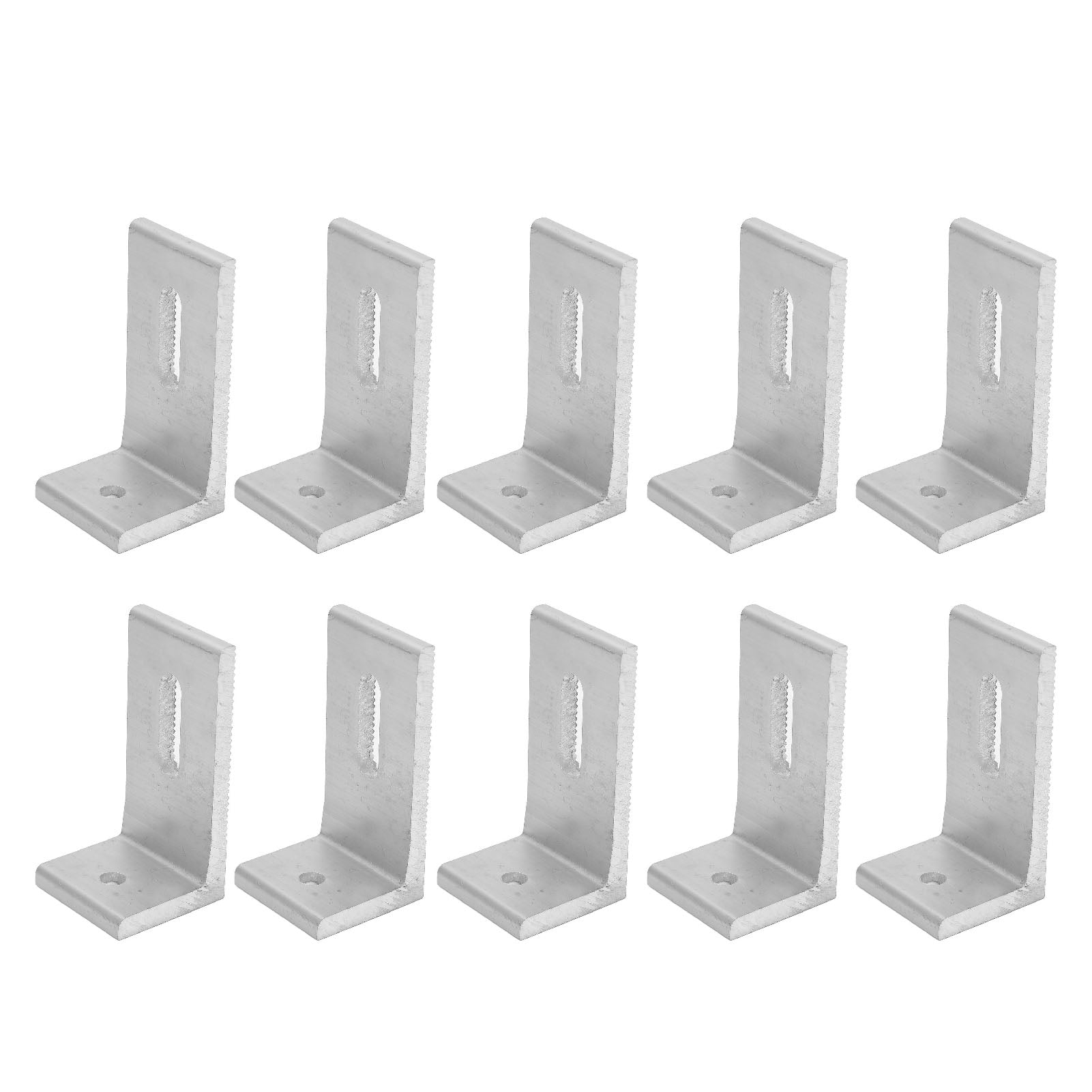 10PCS L Foot Solar Mount Aluminum Alloy Photovoltaic Panel Mounting Bracket for Roof PV System