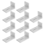 10PCS L Foot Solar Mount Aluminum Alloy Photovoltaic Panel Mounting Bracket for Roof PV System