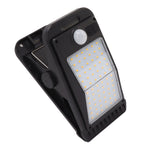 1 PC USB Solar Clip Lamp With Built in Battery USB Human Body Induction 72 Led Light for Outdoor Courtyard Garden Terrace Warm Light