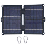 Solar Panel 8W 5V 0‑2A Dual USB Output Portable Folding Solar Charging Panel for Outdoor