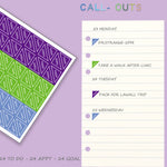 A6 Pattern PU Leather Budget Organiser with Magnetic Buckle Budget Planner Financial Planner Budget Binder Money Saving Folder