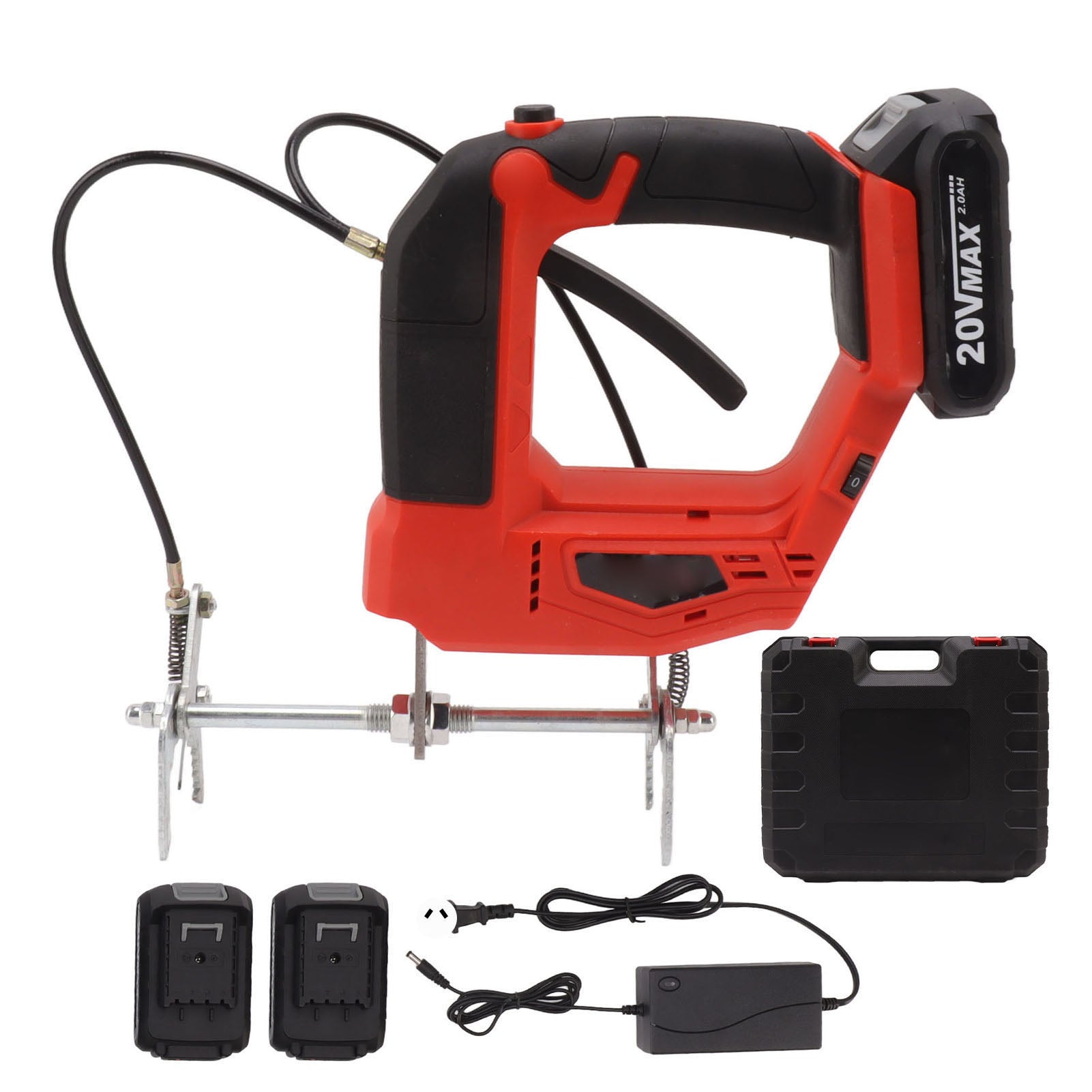 Electric Bee Remover Brushless Handheld Electric Bee Shaker Rechargeable Cordless Electric Shaker for Bee 100‑240v AU Plug Red