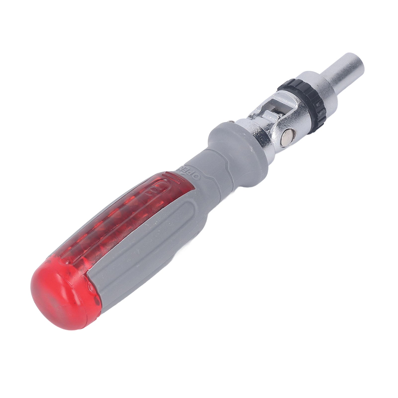 1/4 Ratchet Screwdriver with Drive Bit Assortment Set Bidirectional Magnetic Ratcheting Screwdriver