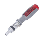 1/4 Ratchet Screwdriver with Drive Bit Assortment Set Bidirectional Magnetic Ratcheting Screwdriver