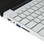 15.6 Inch Laptop for Windows 11 1920x1080P 8GB DDR4 RAM 128GB SSD ROM Support 2.4G 5G WiFi Ultrathin Gaming Laptop 100‑240V US Plug