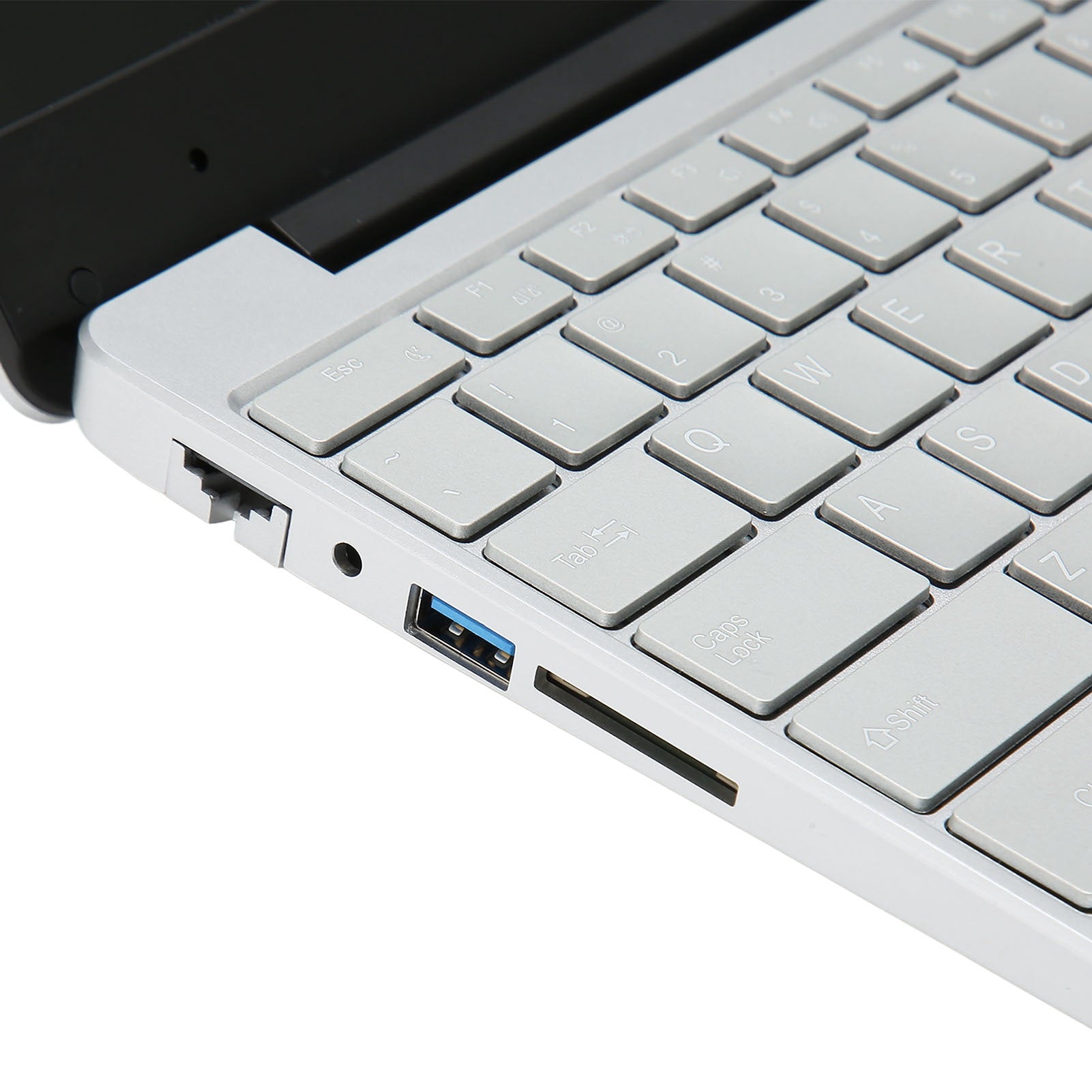 15.6 Inch Laptop for Windows 11 1920x1080P 8GB DDR4 RAM 128GB SSD ROM Support 2.4G 5G WiFi Ultrathin Gaming Laptop 100‑240V US Plug