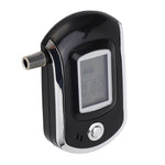 Digital Display Breath Tester Air Blowing Portable Drunk Detector with 5 Replaceable Mouthpieces