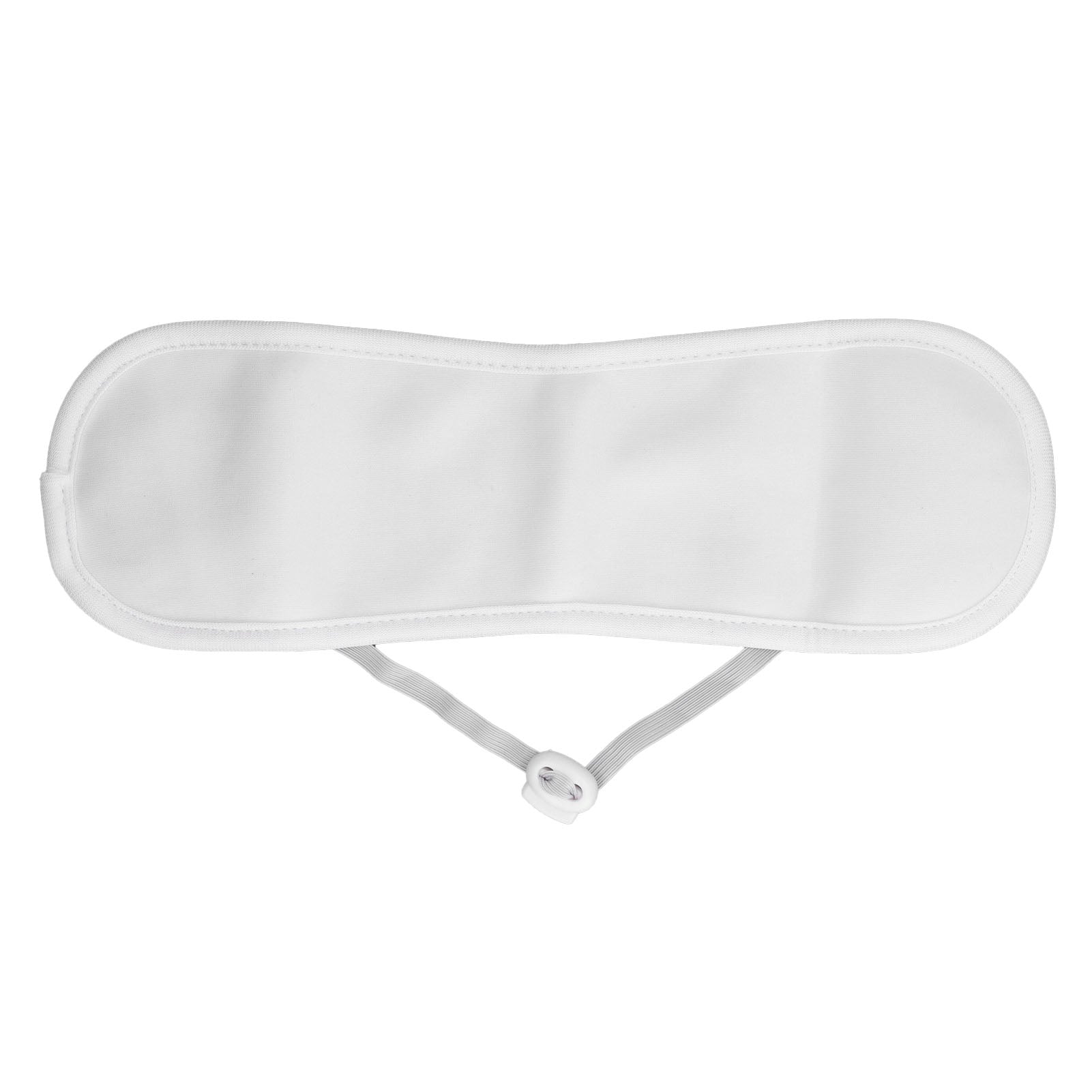 Soft Neck Castor Oil Wrap Flexible Adjustable Reusable Soreness Relief Castor Oil Pack for Sleep White