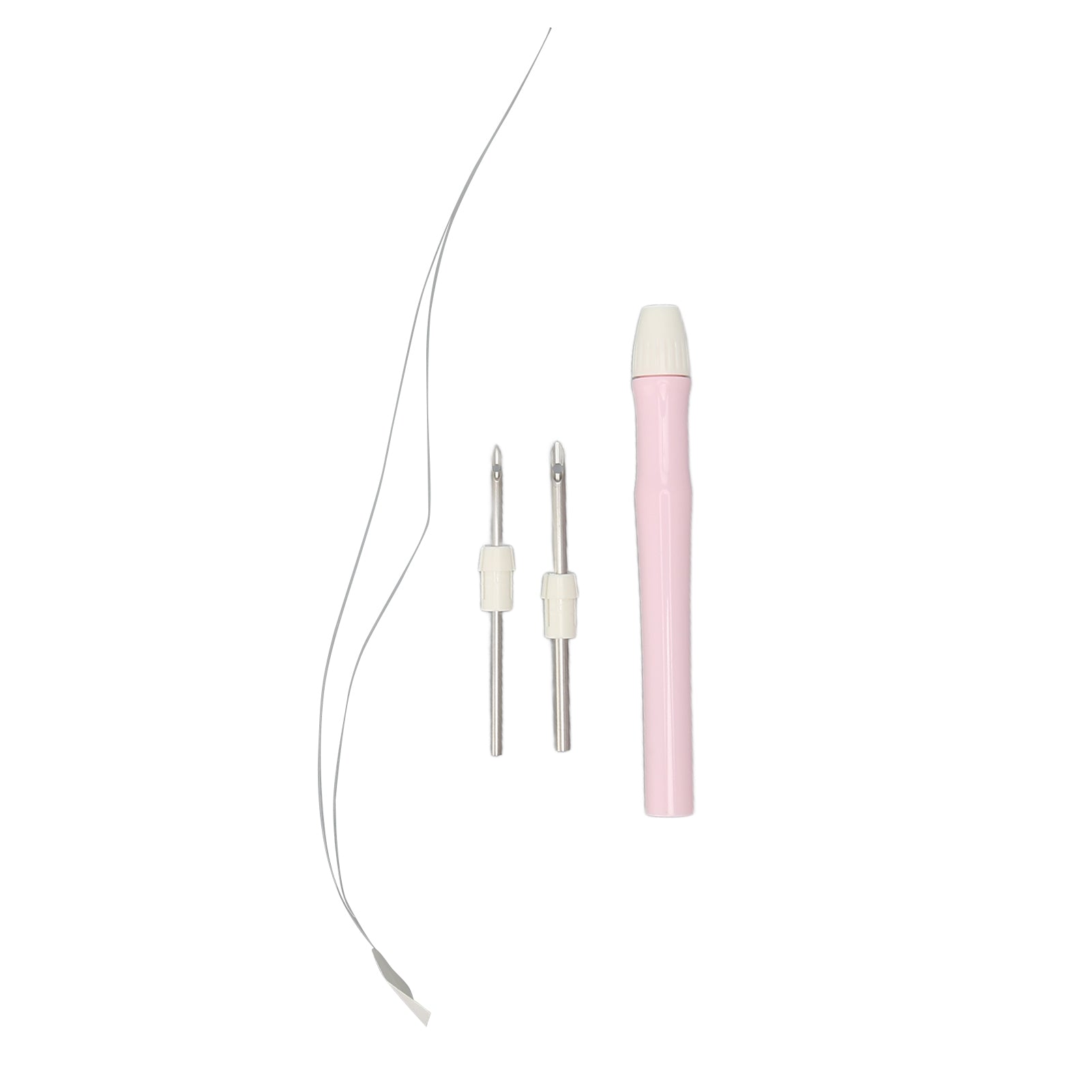 Punch Needle 5mm 3.5mm 2mm Adjustable Comfortable Grip Embroidery Pen Needle for DIY Craft Stitching