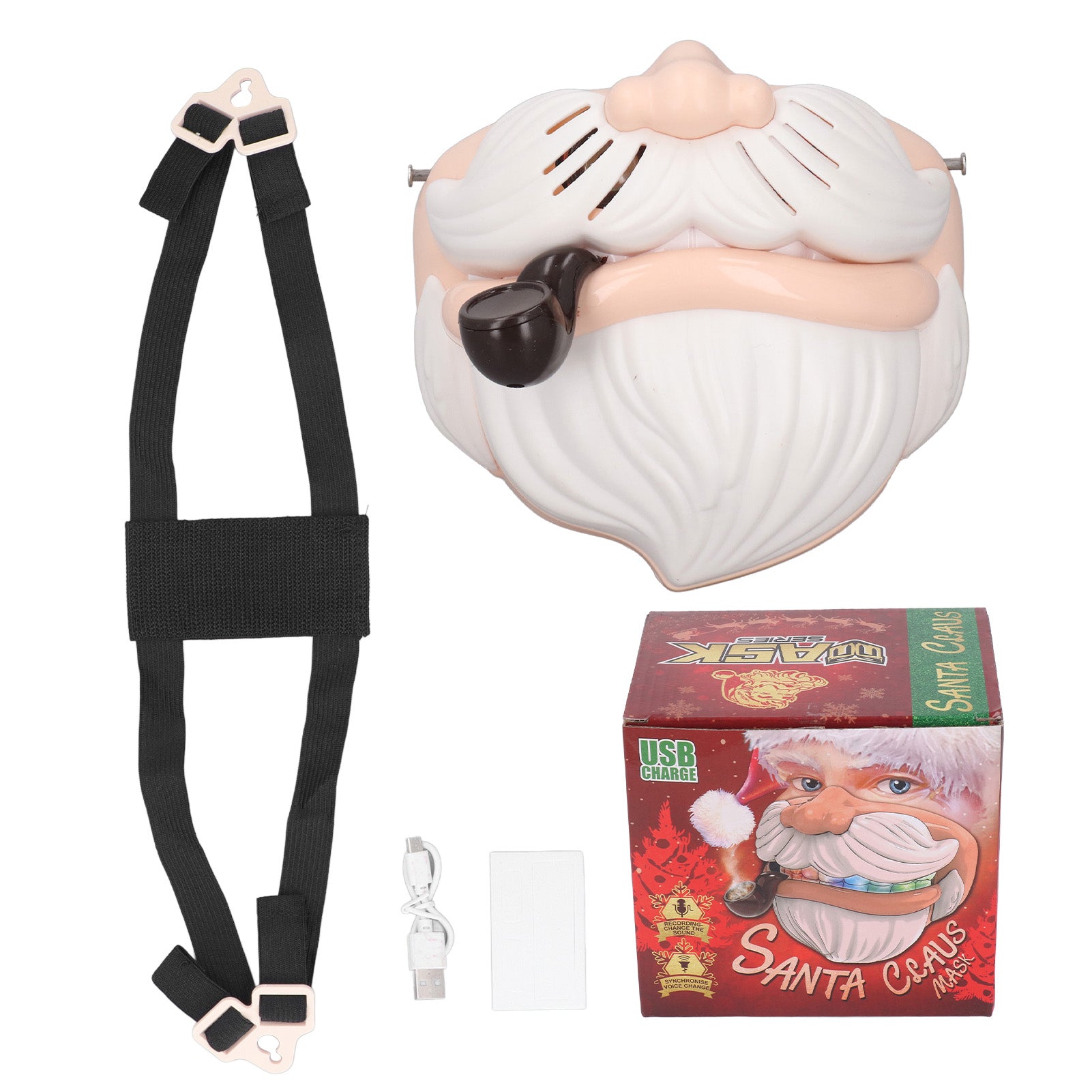 Kids Cosplay Facial Cover Cool Lighting Elastic Headband Costume Half Face Shield for Party Type 1