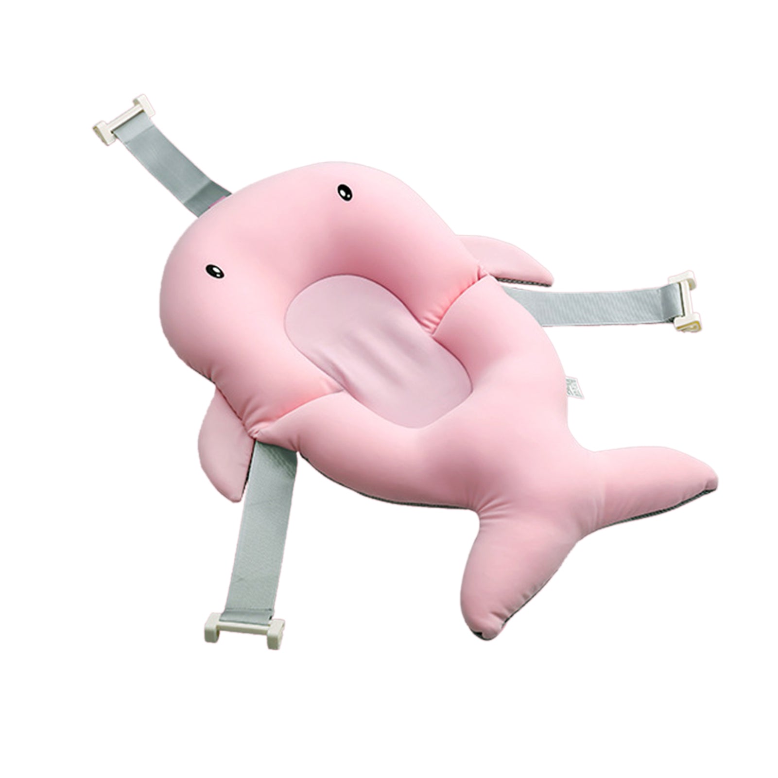 Baby Bath Mat Universal Prevent Slip Soft Quick Dry Lightweight Lying Down Infant Bath Cushion for Newborn Pink