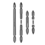 4PCS Electric Screwdriver Bits Strong Magnetic Alloy Steel Double Head Drive Bit for Impact Power Tools