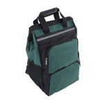 Tool Bag Backpack Canvas Wear Resistant Large Capacity Multi Compartments Portable Tool Backpack for Electrician 48cm / 18.9in Height