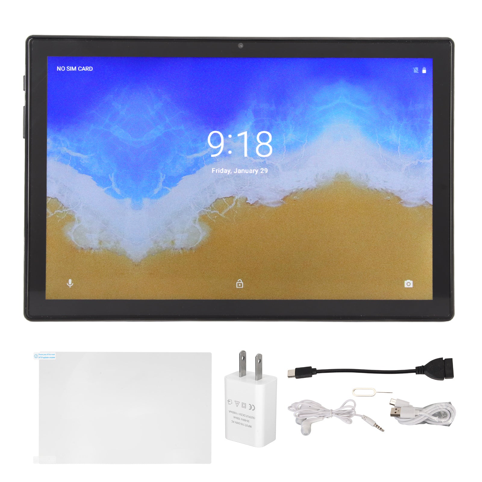 10.1 Inch Tablet Octa Core CPU 6GB RAM 64GB ROM Dual Camera 4G LTE Gaming Tablet for Family Office