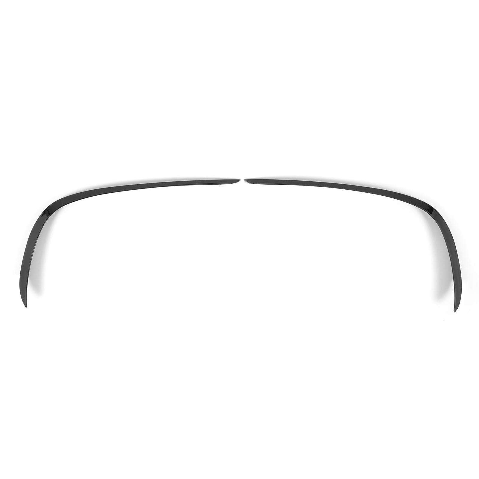 1 Pair Front Bumper Lip Splitter Gloss Black Car Spoiler Diffuser Replacement For Benz GLE‑Class W166 AMG‑Line C292