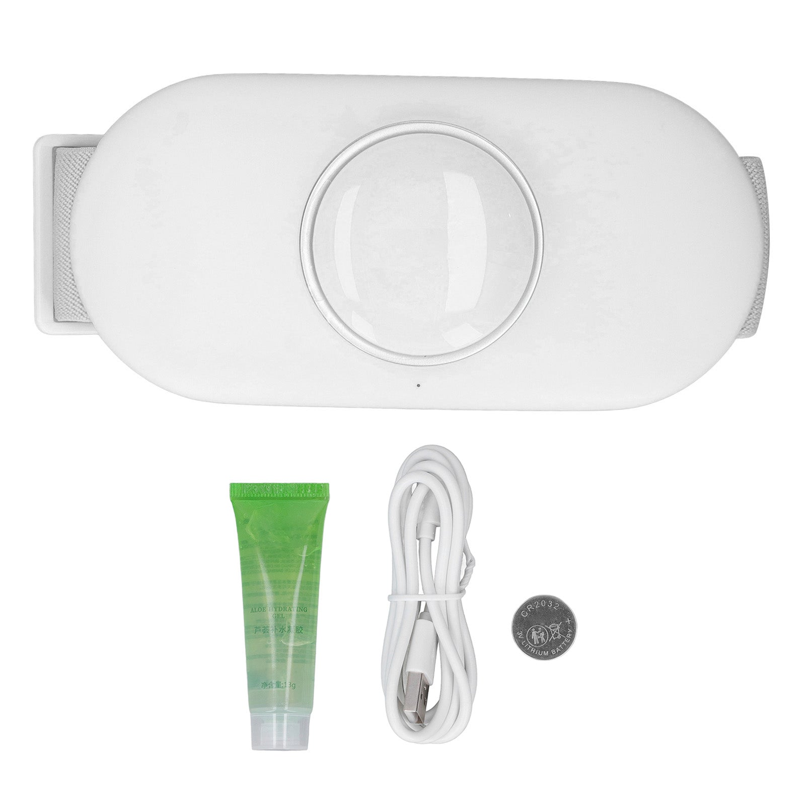 Waist Heating Pad Massage Portable Cordless Fast Heating Belly Wrap Belt for Pain Reducing White