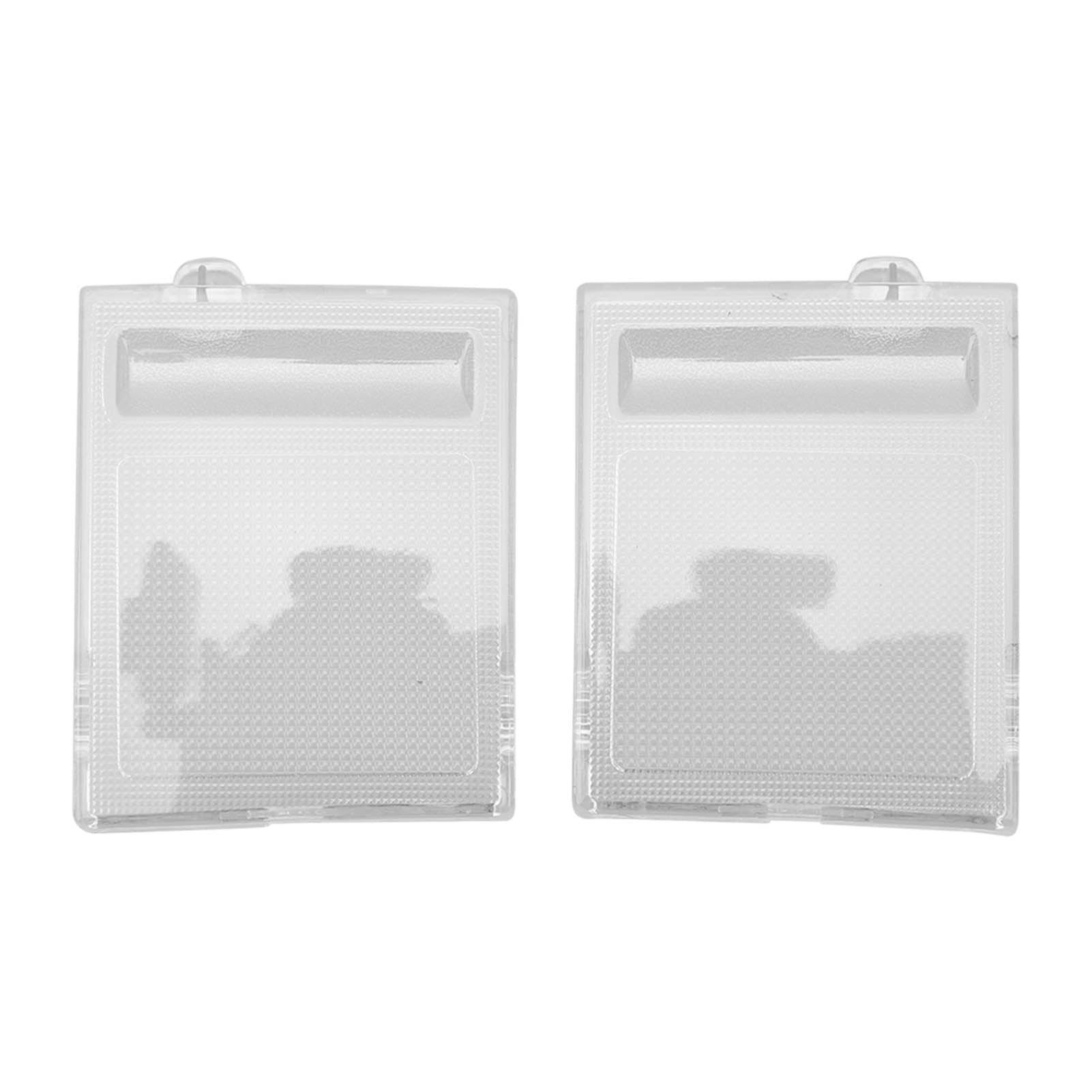 1 Pair Car Roof Light Covers Clear Overhead Dome Lamp Case 5137527AA Replacement for Grand Cherokee 2005‑2010