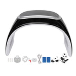 LED Light Photodynamic Machine Skin Rejuvenation 7 Color Moisturizing Spray Photon Machine 100‑240V Black UK Plug