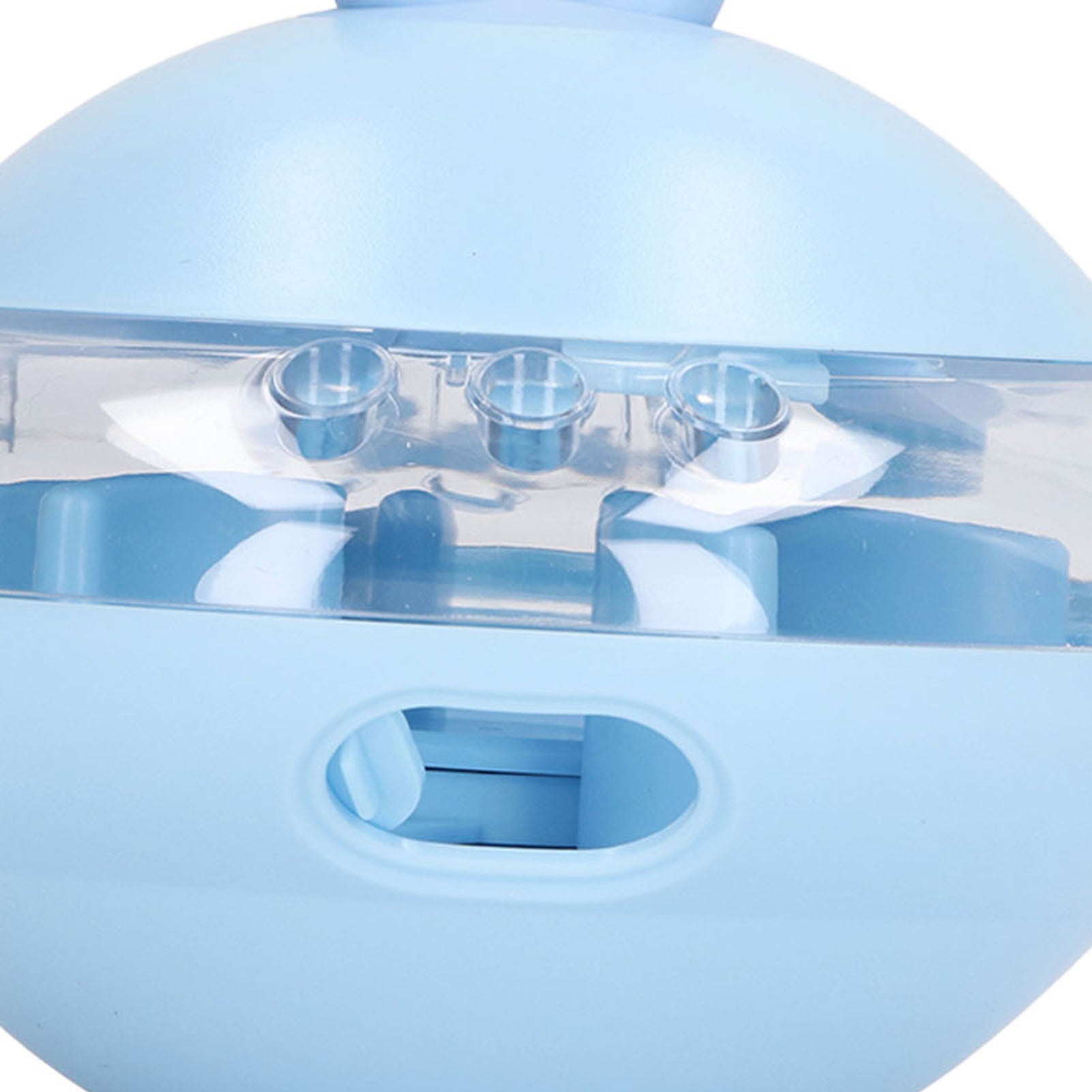 Dog Treat Dispensing Toy Adjustable Safe Interesting Pet Treat Puzzle Toy for Indoor Blue