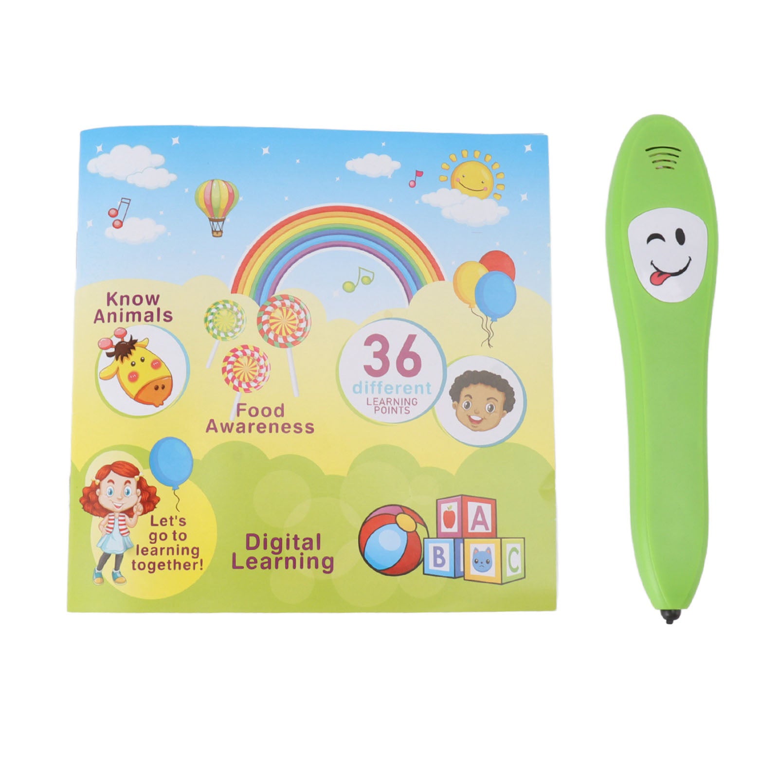 Reading Pen Book Early Education English Electronic Learning Pen Book for Toddlers Kids
