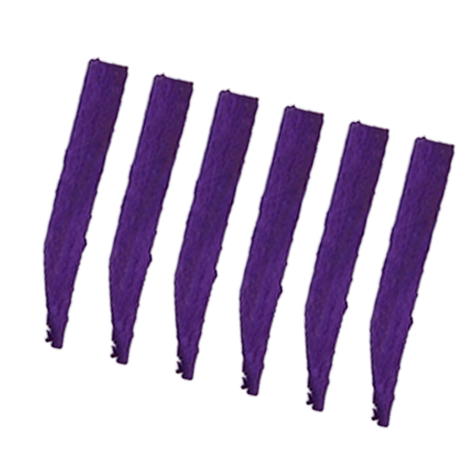 50pcs Wooden Interdental Wedge Professional Safe Teeth Interproximal Wedges for Dental Restoration Purple